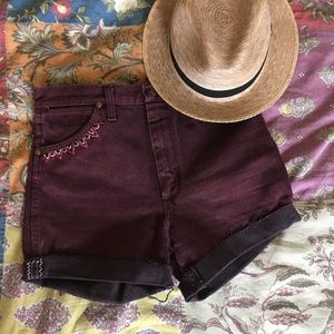 Vintage Wranglers with hand embroidered pocket